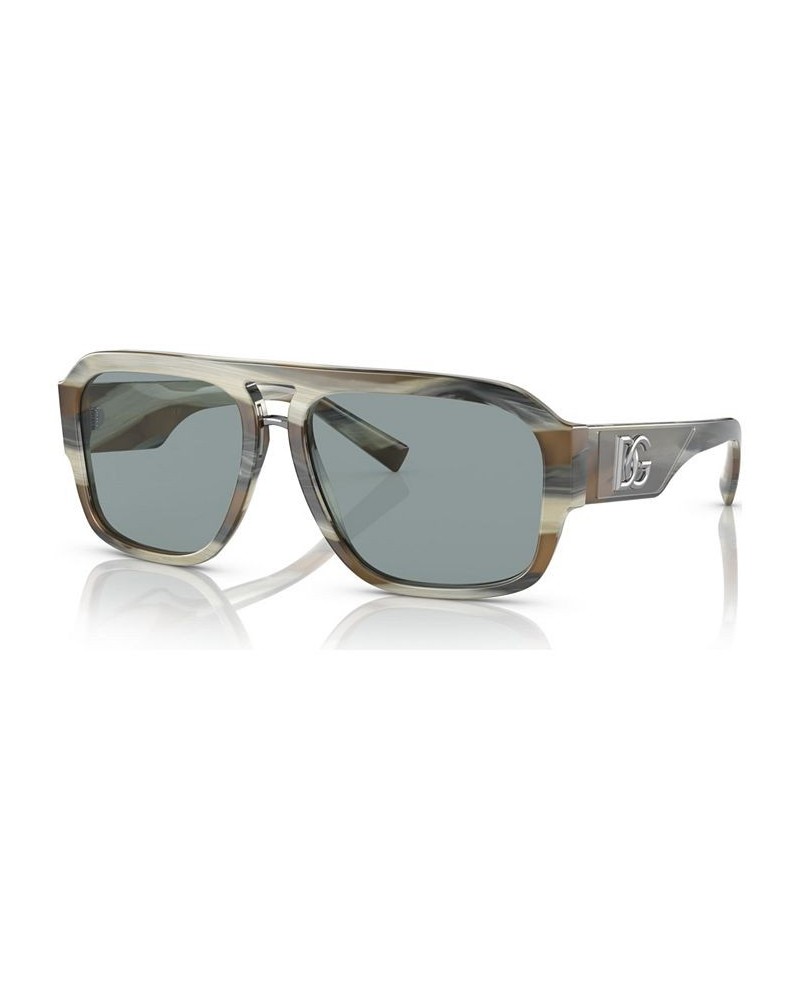 Men's Sunglasses DG440358-X Blue Horn $57.06 Mens