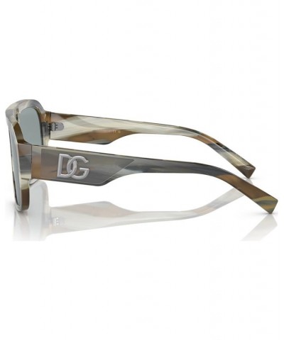 Men's Sunglasses DG440358-X Blue Horn $57.06 Mens