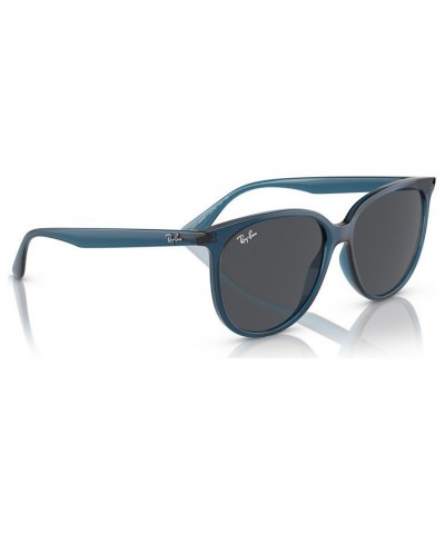 Women's Low Bridge Fit Sunglasses RB4378 Opal Blue $30.80 Womens