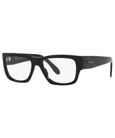 RX5487 Nomad Optics Unisex Square Eyeglasses Shiny Black $34.01 Unisex