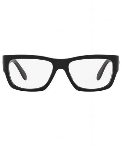 RX5487 Nomad Optics Unisex Square Eyeglasses Shiny Black $34.01 Unisex