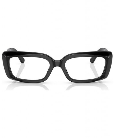 Women's Rectangle Eyeglasses VO544152-O Black $20.79 Womens