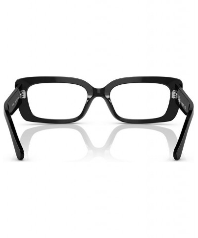 Women's Rectangle Eyeglasses VO544152-O Black $20.79 Womens