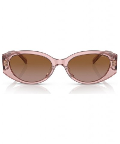 Women's Sunglasses HC8353U54-Y Transparent Pink $51.00 Womens