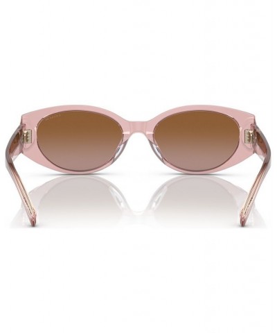 Women's Sunglasses HC8353U54-Y Transparent Pink $51.00 Womens