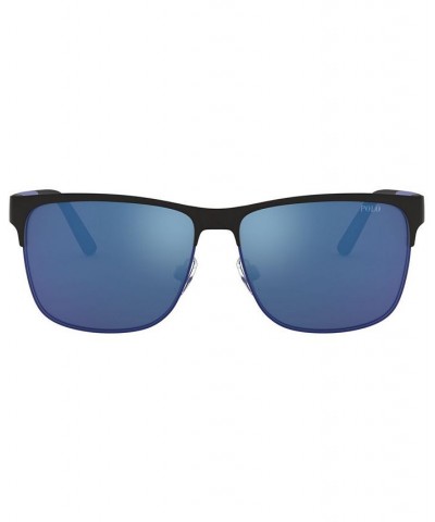 Sunglasses PH3128 57 MATTE BLACK/MATTE ROYAL BLUE/BLUE MIRROR BLUE $10.85 Unisex