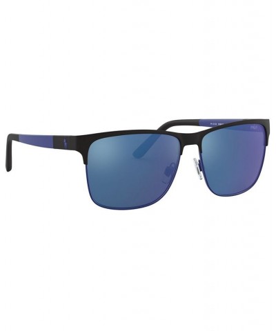 Sunglasses PH3128 57 MATTE BLACK/MATTE ROYAL BLUE/BLUE MIRROR BLUE $10.85 Unisex