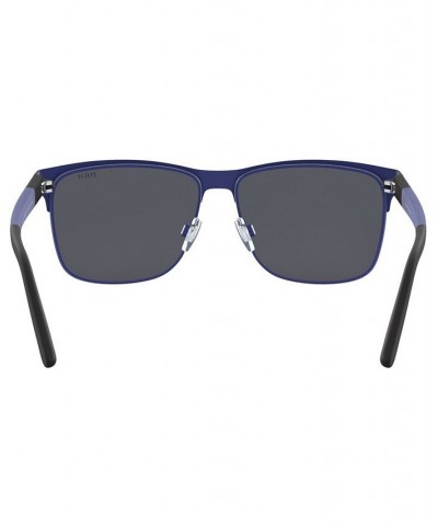 Sunglasses PH3128 57 MATTE BLACK/MATTE ROYAL BLUE/BLUE MIRROR BLUE $10.85 Unisex