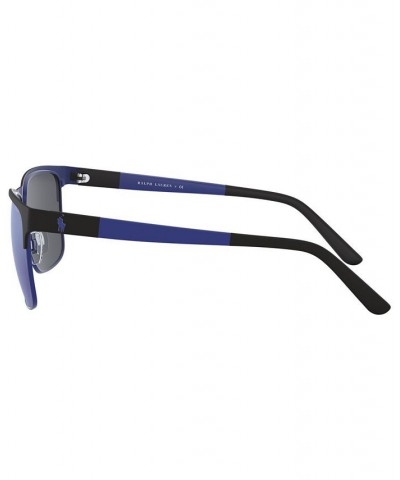 Sunglasses PH3128 57 MATTE BLACK/MATTE ROYAL BLUE/BLUE MIRROR BLUE $10.85 Unisex