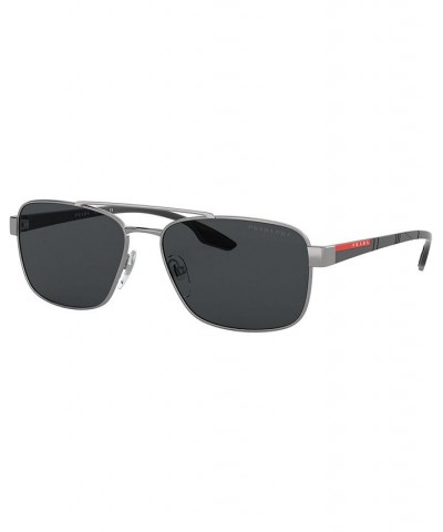 Men's Sunglasses PS 51US 62 GUNMETAL / POLAR GREY $55.22 Mens