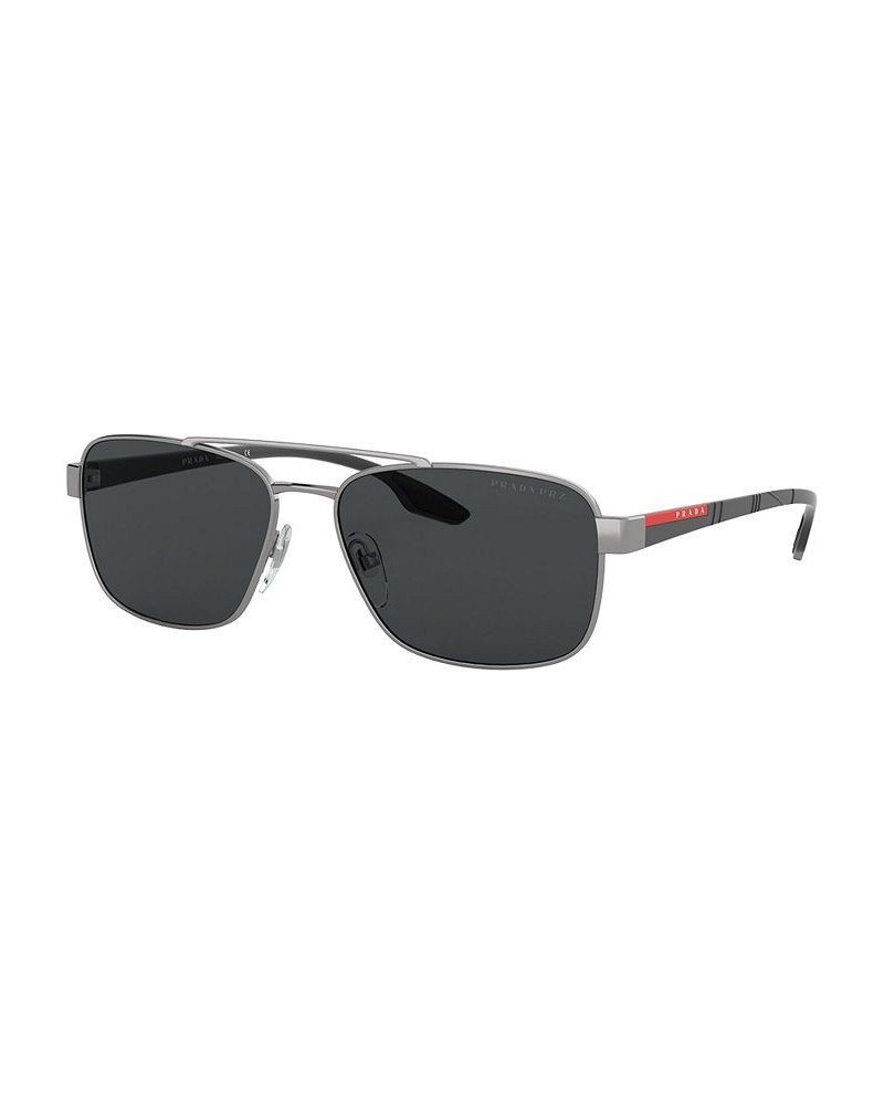 Men's Sunglasses PS 51US 62 GUNMETAL / POLAR GREY $55.22 Mens