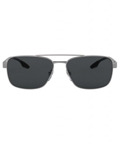 Men's Sunglasses PS 51US 62 GUNMETAL / POLAR GREY $55.22 Mens