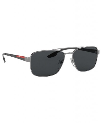 Men's Sunglasses PS 51US 62 GUNMETAL / POLAR GREY $55.22 Mens