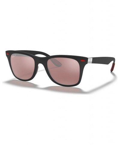 Scuderia Ferrari Collection 52 Men's Polarized Low Bridge Fit Sunglasses Matte Black $85.86 Mens