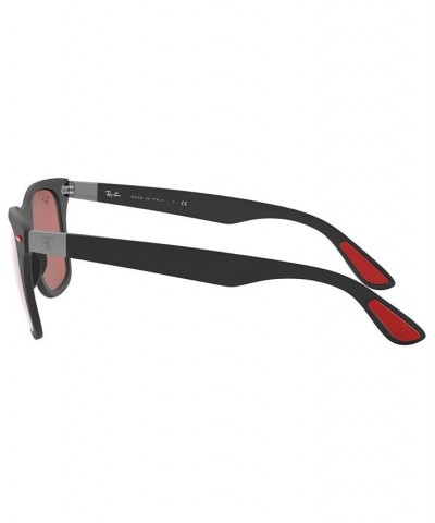 Scuderia Ferrari Collection 52 Men's Polarized Low Bridge Fit Sunglasses Matte Black $85.86 Mens