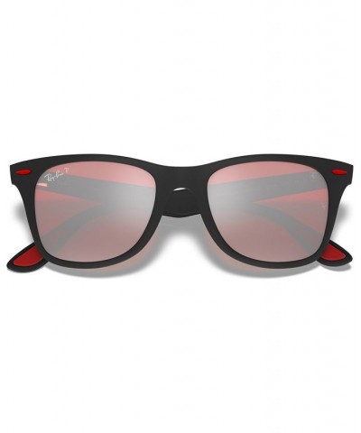 Scuderia Ferrari Collection 52 Men's Polarized Low Bridge Fit Sunglasses Matte Black $85.86 Mens