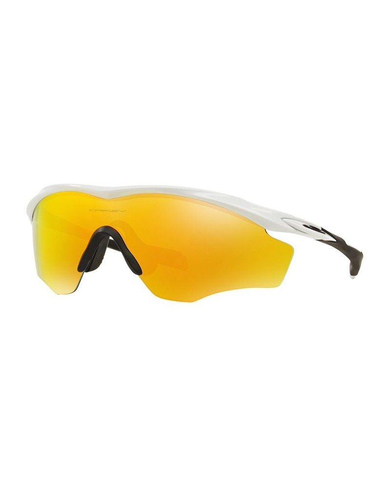 Sunglasses OO9343 M2 FRAME XL WHITE SHINY/ORANGE MIRROR $15.70 Unisex