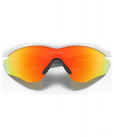 Sunglasses OO9343 M2 FRAME XL WHITE SHINY/ORANGE MIRROR $15.70 Unisex