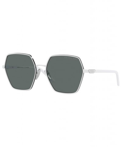 Women's Polarized Sunglasses 58 White $109.34 Womens