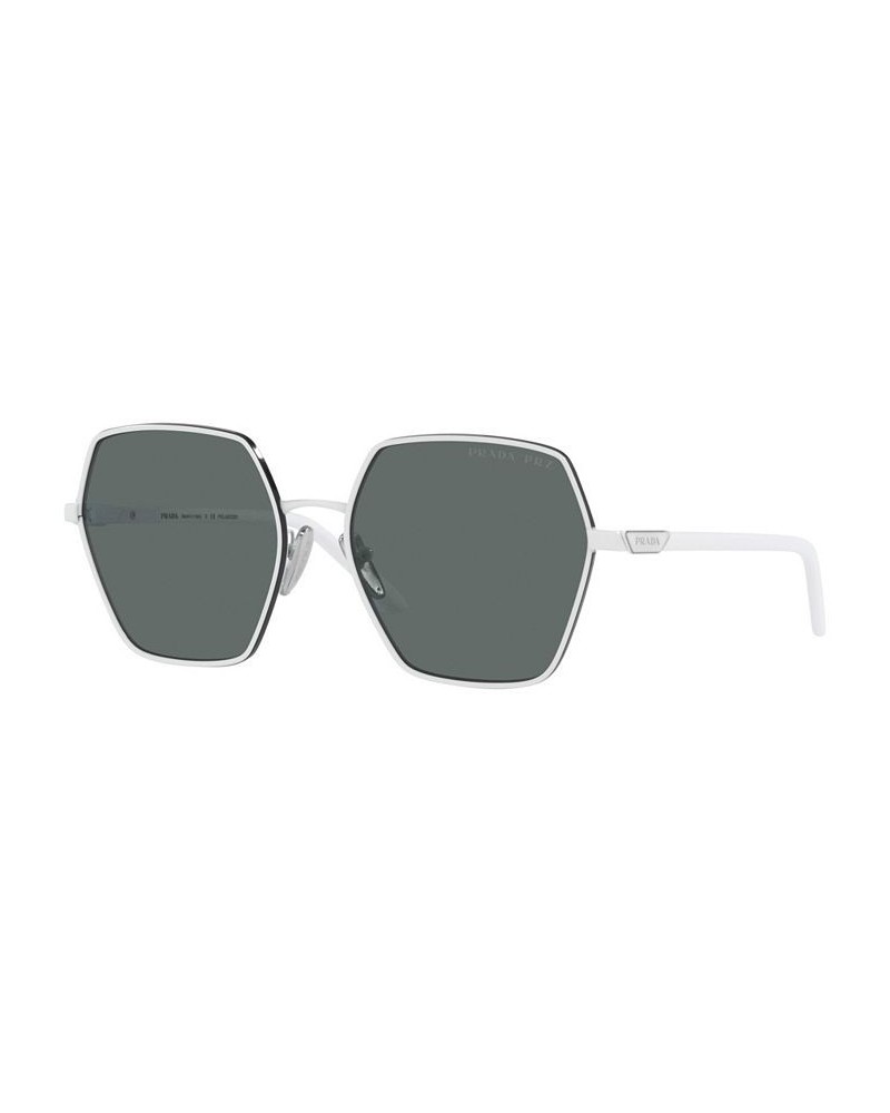 Women's Polarized Sunglasses 58 White $109.34 Womens