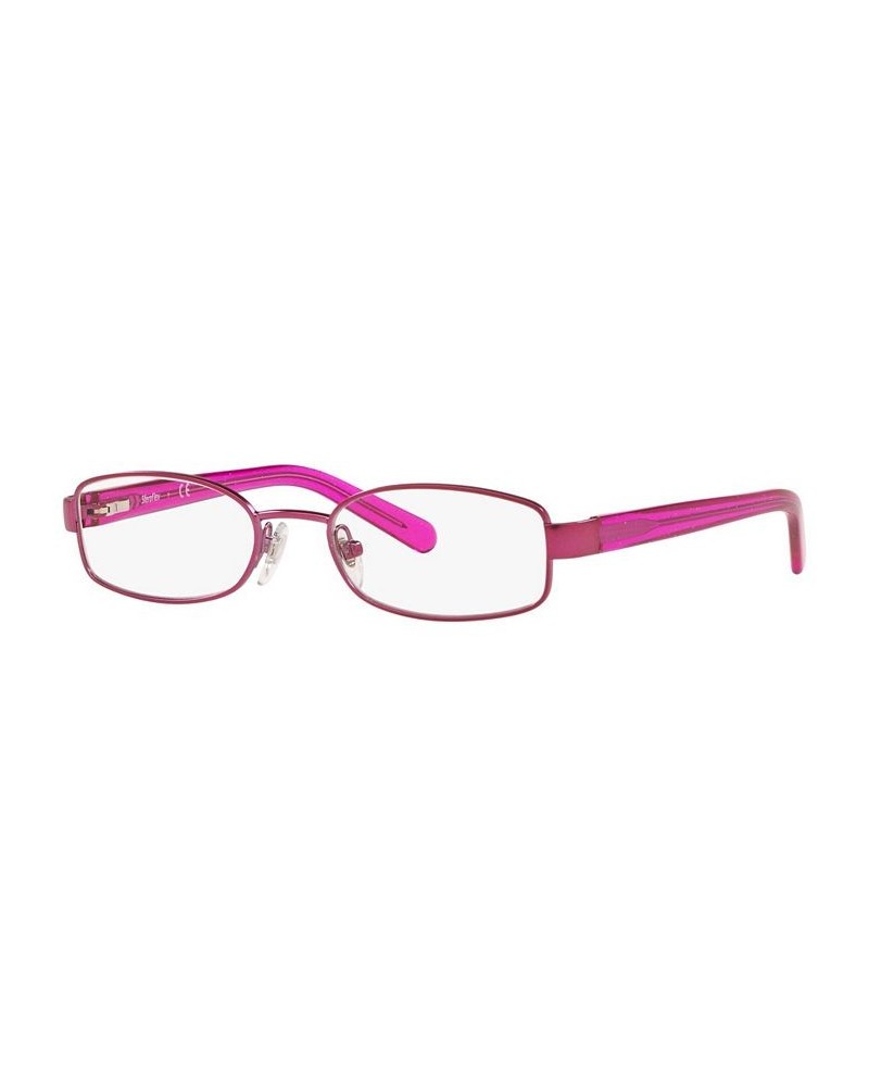 SF2857 Unisex Rectangle Eyeglasses Matte Pink $8.52 Unisex