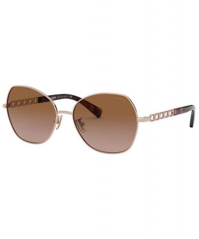 Sunglasses 0HC7112 SHINY ROSE GOLD/BROWN ROSE GRADIENT $13.13 Unisex