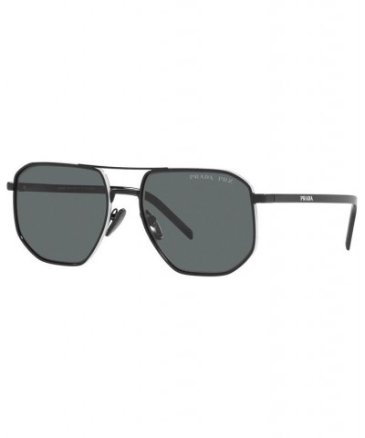 Men's Polarized Sunglasses 57 Black $112.42 Mens