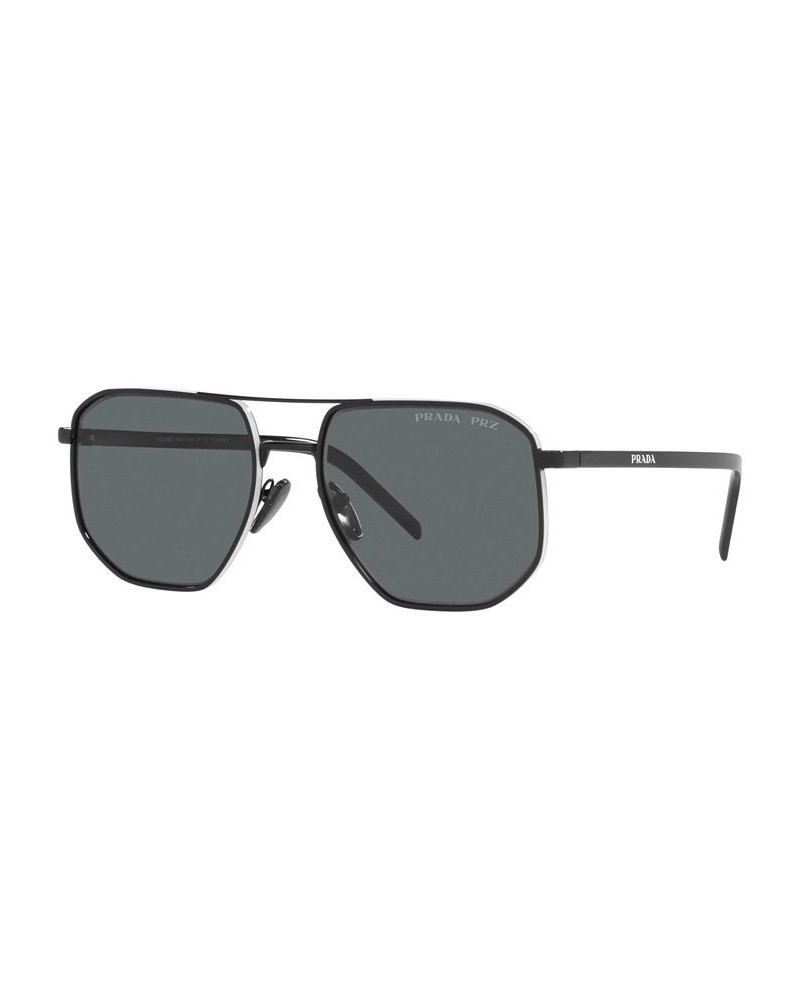 Men's Polarized Sunglasses 57 Black $112.42 Mens