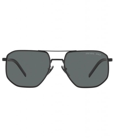 Men's Polarized Sunglasses 57 Black $112.42 Mens