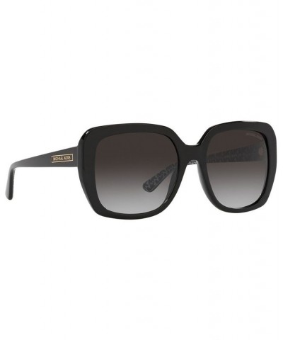 Women's Manhasset Sunglasses MK2140 55 BLACK/GREY GRADIENT $38.16 Womens