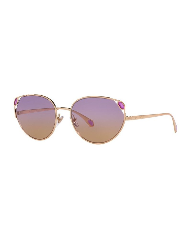 Women's Sunglasses BV6177 56 Pink Gold-Tone $156.26 Womens