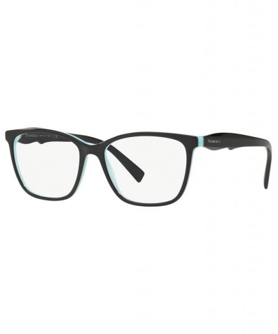 TF2175 Women's Square Eyeglasses Black On Tiffany Blue $35.40 Womens