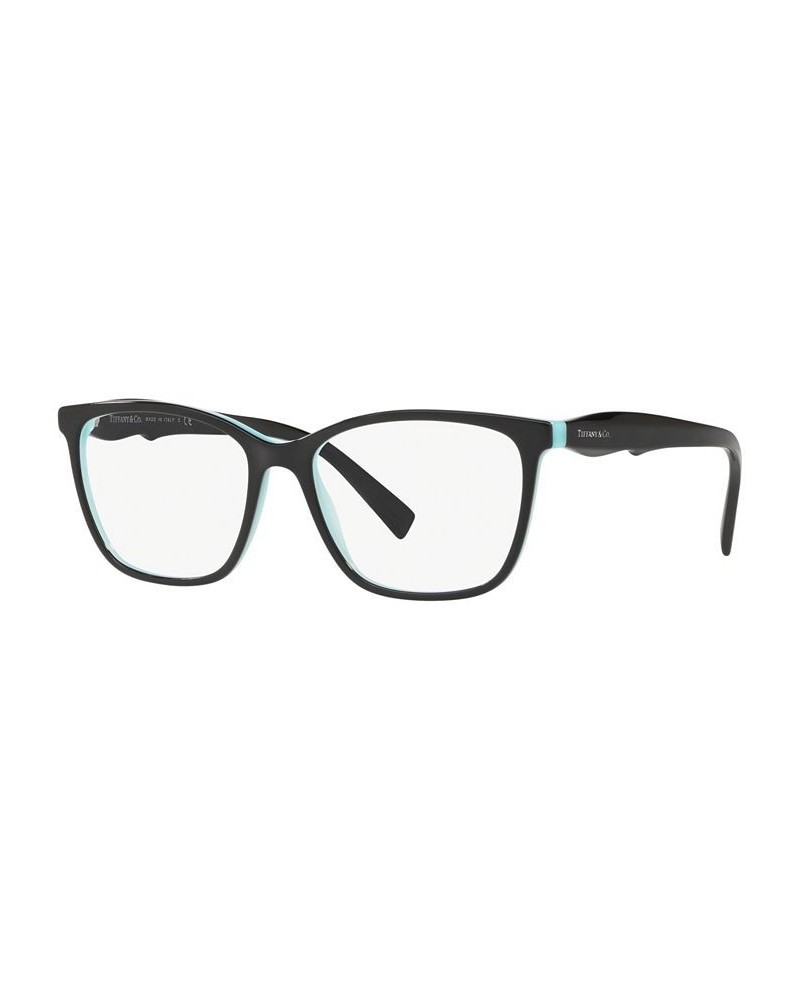 TF2175 Women's Square Eyeglasses Black On Tiffany Blue $35.40 Womens