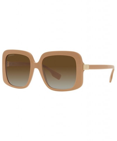 Women's Polarized Sunglasses BE4363 PENELOPE 55 Beige $50.12 Womens