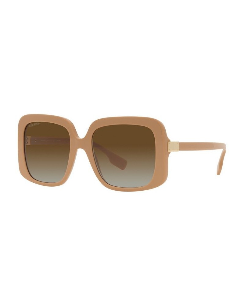 Women's Polarized Sunglasses BE4363 PENELOPE 55 Beige $50.12 Womens