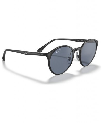 Polarized Sunglasses RB4336CH50-YZP SHINY BLACK/BLUE POLAR $50.37 Unisex