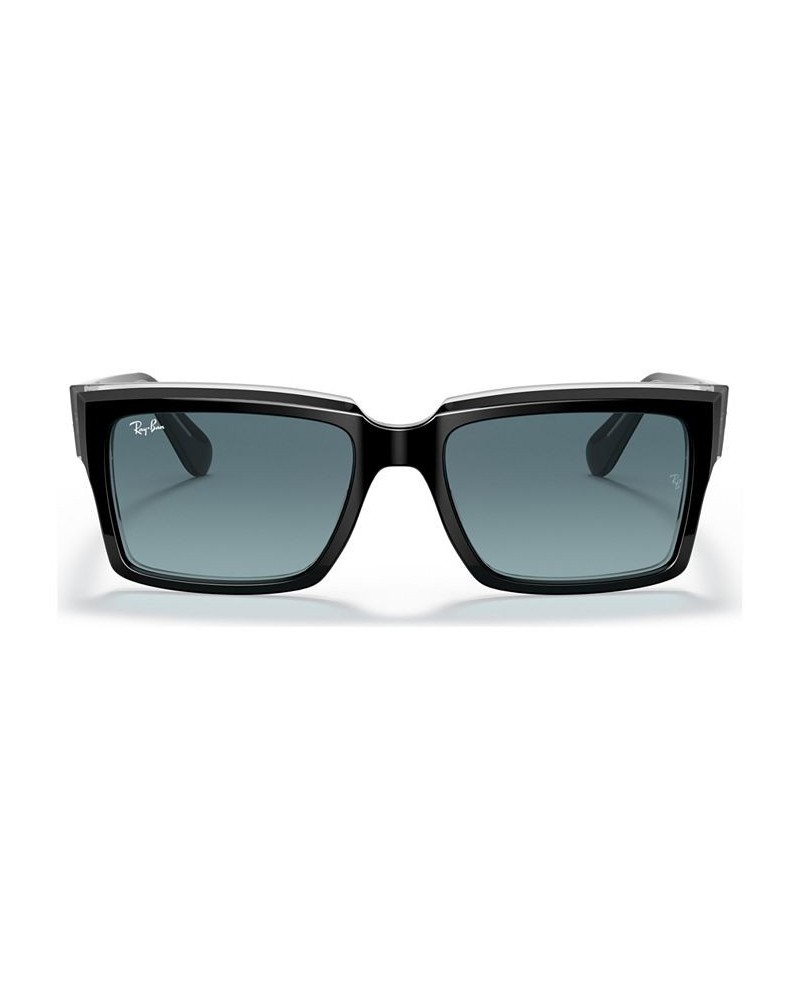 Unisex Inverness Sunglasses RB2191 54 BLACK ON TRANSPARENT/BLU GRADIENT $24.57 Unisex