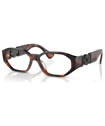Men's Irregular Eyeglasses VE3320U54-X Light Havana $58.90 Mens
