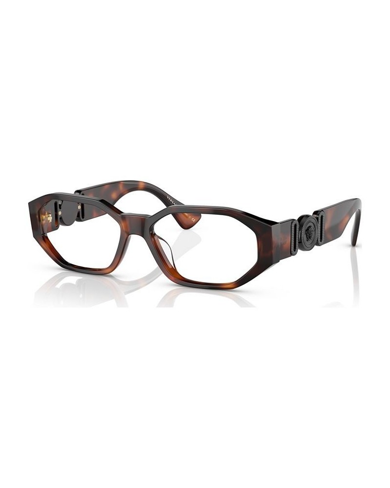 Men's Irregular Eyeglasses VE3320U54-X Light Havana $58.90 Mens