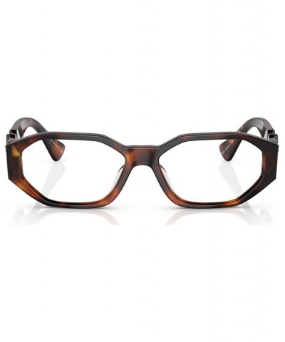 Men's Irregular Eyeglasses VE3320U54-X Light Havana $58.90 Mens