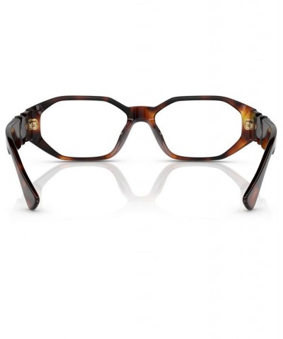 Men's Irregular Eyeglasses VE3320U54-X Light Havana $58.90 Mens