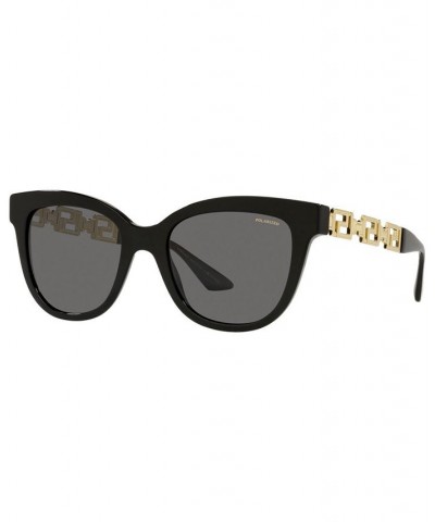 Women''s Polarized Sunglasses VE4394 54 BLACK/DARK GREY POLAR $114.55 Womens