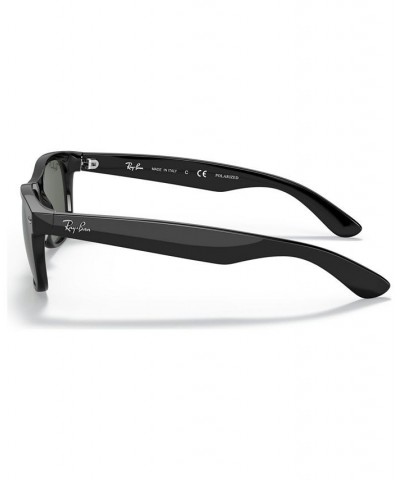 Unisex Polarized Low Bridge Fit Sunglasses RB2132F NEW WAYFARER CLASSIC 55 Black $28.14 Unisex