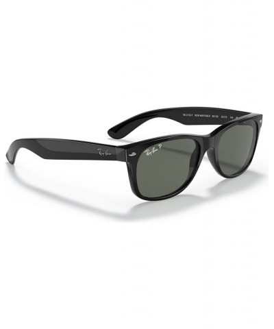 Unisex Polarized Low Bridge Fit Sunglasses RB2132F NEW WAYFARER CLASSIC 55 Black $28.14 Unisex