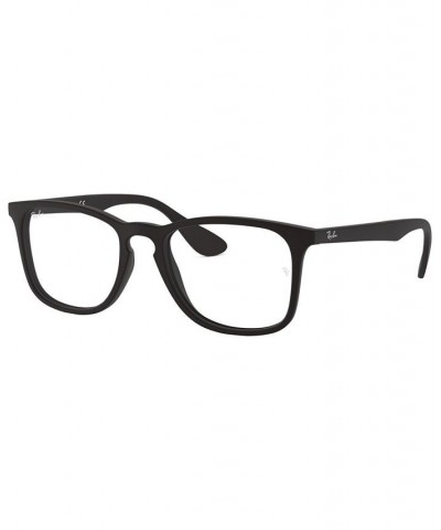 RX7074 Unisex Square Eyeglasses Rubber Bla $16.94 Unisex