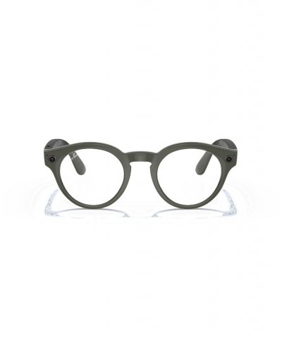 Stories Round Smart Glasses Shiny Olive $94.75 Unisex