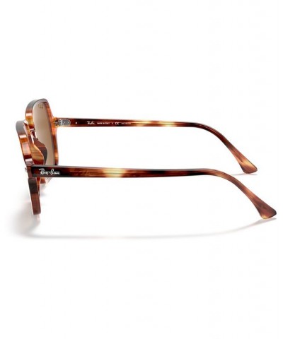 SQUARE II Polarized Sunglasses RB1973 53 STRIPPED HAVANA/BROWN POLAR $60.48 Unisex