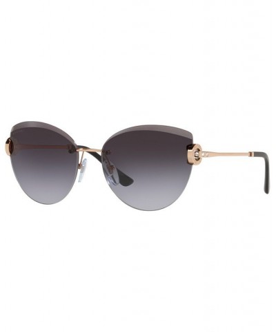 Women's Sunglasses BV6166B 60 Pale Gold-Tone $35.58 Womens