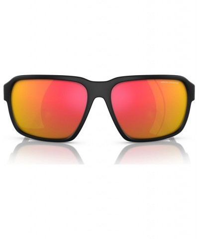 Men's Sunglasses AX4131SU Matte Black $22.96 Mens