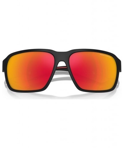 Men's Sunglasses AX4131SU Matte Black $22.96 Mens